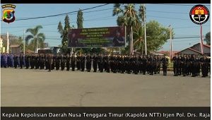 Apel Pemberangkatan Personel Brimob Polda NTT BKO Polda Papua