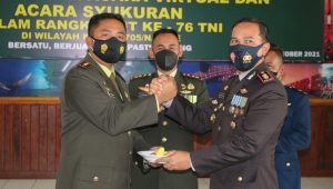 HUT TNI Ke-75, Kodim 1705/Nabire gelar syukuran dan virtual