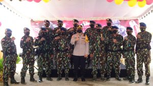 Kapolres Nabire Hadiri Acara Syukuran HUT Brimob Ke-76 Tahun