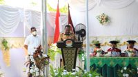 Hadiri wisuda 422 sarjana di Uswim Nabire, Bupati Mesak  sampaikan 7