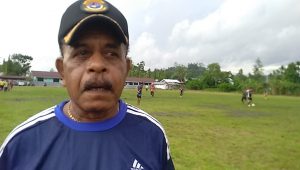 Lapangan untuk Turnamen Bupati Cup Nabire siap digunakan