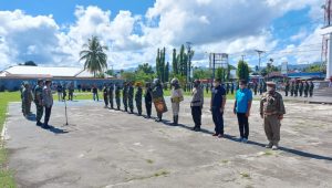 Aparat gelar apel gabungan antisipasi seruan mimbar bebas tolak DOB dan cabut Otsus di Nabire