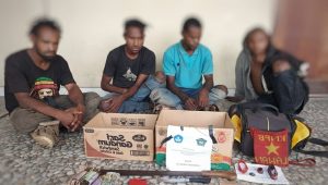 Minta uang di jalan, empat pelaku diamankan aparat