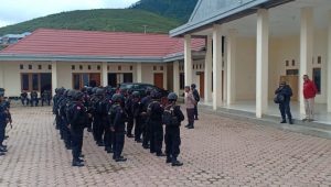 Polres Dogiyai kirim Brimob ke Paniai pasca insiden di Kantor Bupati