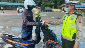 Razia kendaraan di Nabire, puluhan pelanggar terjaring