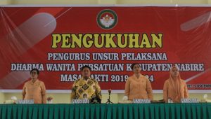 Pengurus Dharma Wanita Nabire dikukuhkan