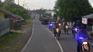 Polisi di Nabire gelar Patroli skala besar