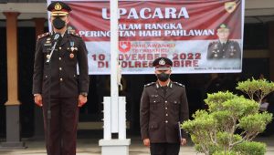 Di Hari Pahlawan, Wakapolres Nabire sampaikan amanat Menteri Sosial