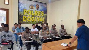 Polres Dogiyai gelar mental Binrohtal