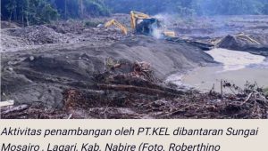 IUP Eksplorasi No:543/175/Set, Tanggal 19 Mei 2010  tertanda Bupati Nabire  dipastikan Palsu