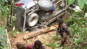 Enam orang luka dalam laka lantas di KM 58, Polres Nabire tangani masalah