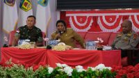 Pj Gubernur PT sampaikan pesan Presiden Jokowi kepada TNI POLRI, Parpol dan Penyelenggara Pemilu  