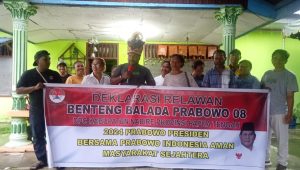Relawan BBP 08 DPC Nabire deklarasi dukung Prabowo Presiden