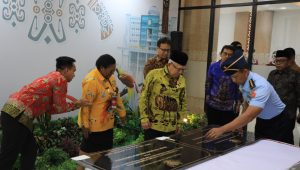 Perkembangan Pembangunan Kantor Gubernur  PT dilaporkan Ribka Haluk ke Wapres RI Ma’ruf Amin