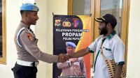 Propam Polres Dogiyai, Sosialisasi nomor layanan aduan presisi kepada Masyarakat