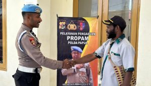 Propam Polres Dogiyai, Sosialisasi nomor layanan aduan presisi kepada Masyarakat