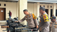 Irwasda Polda Papua periksa kelengkapan Polres Dogiyai