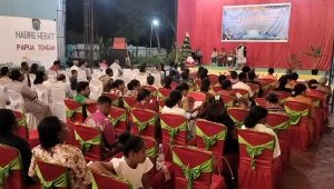 Kerukunan Menawi di Nabire gelar Natal bersama