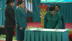 Tiga Ketua Pj TP-PKK Kabupaten dilantik, Ketua Provinsi minta sukseskan empat Program Prioritas Nasional