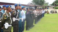 Kabag Ops Polres Merauke pimpin apel kesiapan pengamanan, 300 Personil TNI Polri dilibatkan