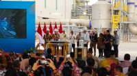 Penjabat Gubernur Ribka Haluk hadiri peresmian Smelter PTFI oleh Presiden Jokowi di Gresik