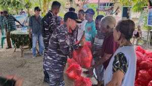 Lanal Nabire Gelar Baksos dalam rangka HUT TNI AL