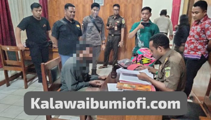 Anak dibawah umur diserahkan Polisi Ke kejaksaan Nabire
