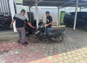 Tersangka dan barang bukti kasus pencurian motor diserahkan ke Kejari Nabire.