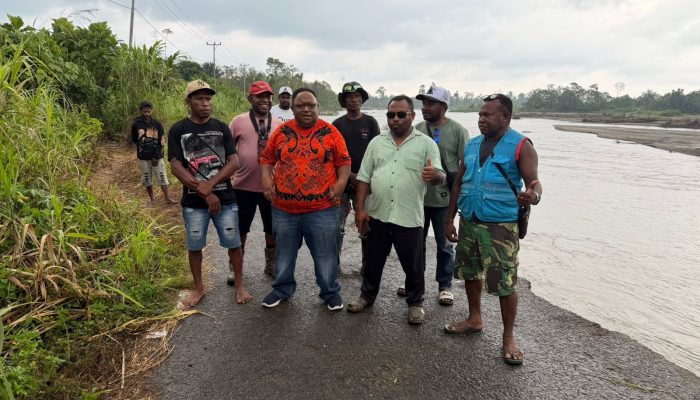 Wakil Ketua IV DPR PT Tinjau Longsor di Sungai Yaro