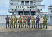 Lanal Nabire Sambut Kunjungan Tim Audit Itjen TNI