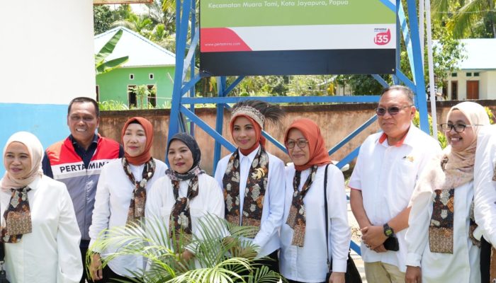 SERUNI KMP, Kementerian ESDM, dan Pertamina Patra Niaga Dorong Program Penyediaan Sarana Air Bersih Sampai ke Perbatasan Papua