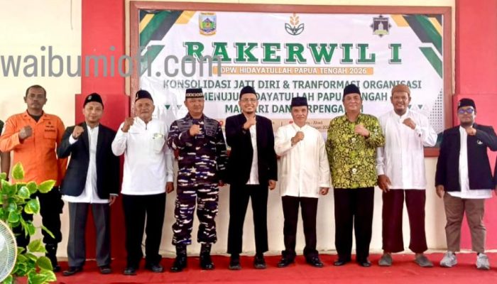 Lanal Nabire Hadiri Rakerwil I DPW Hidayatullah Papua Tengah dan Peresmian Pusat Layanan Difabel