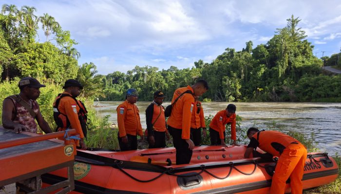 Tim SAR Kerahkan Drone Cari Pemuda yang diterkam Buaya Di Jayapura