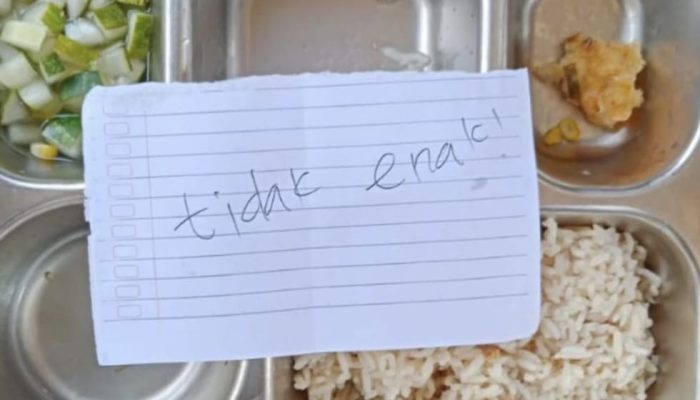 Makanan yang Disediakan Dapat Komentar “Tidak Enak” dari Penerima