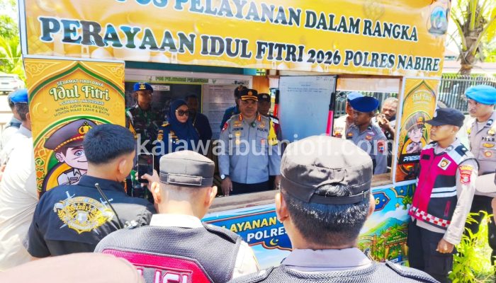 Polda Papua Tengah Tinjau Kesiapan Pelayanan Angkutan Lebaran 2026