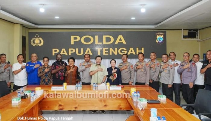 Waka Polda Papua Tengah Paparkan Kamtibmas Dan Rencana Markas Definitif Ke Wakil Ketua DPRD RI