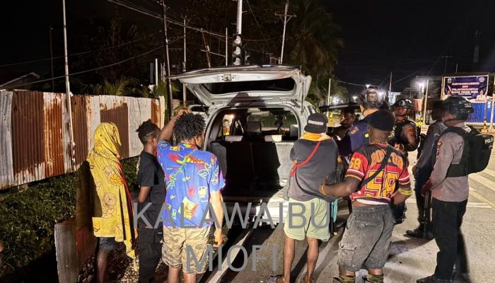 Polres Nabire Intensifkan KRYD Jelang Operasi Ketupat Noken 2026