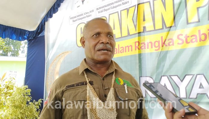 DKP bersama Pemkab Resmi Membuka Gerakan Pangan Mandiri di Nabire