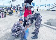 Jelang Lebaran, Lanal Nabire Perkuat Pengamanan Arus Mudik di Pelabuhan Samabusa