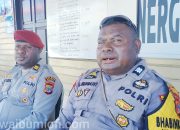 Personel Pospol Pasar Kalibobo, Siap Jaga Stabilitas Jelang Lebaran