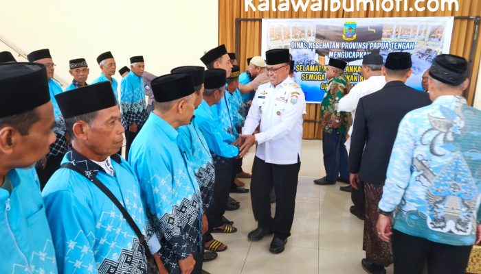 Wabup Ingatkan Jemaah Haji Nabire Jaga Nama Baik Daerah