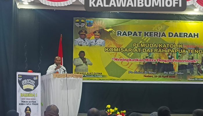 Buka Rakerda I, Gubernur Ingatkan Fondasi DOB, Jangan Lupa Adat dan Agama