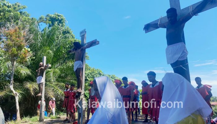 Visualisasi Kisah Sengsara Yesus Kristus Paroki KSK Nabire 2026