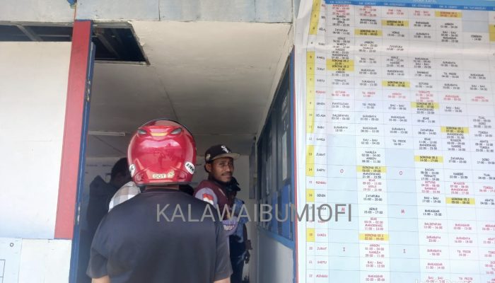 Jalur Laut Sorong-Nabire Padat Penumpang, KM Gunung Dempo Angkut Lebih dari 600 Orang