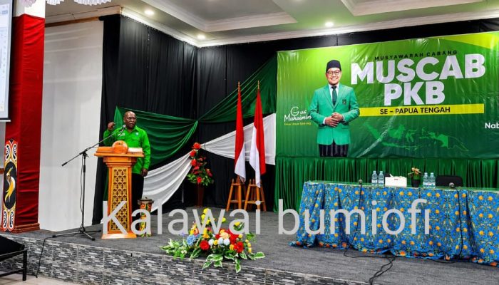 Buka Muscab PKB Papua Tengah, Kristianus Agapa Tekankan Persatuan dan Transparansi