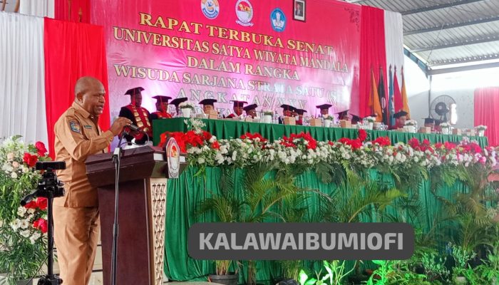 Uswim Wisuda 99 Sarjana, Gubernur Meki :  Pulang dan Mengabdi untuk Daerah