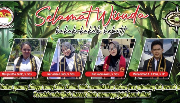 Empat Aktivis MAPALA USWIM Diwisuda, Gabungkan Kecintaan Alam dan Ilmu Pengetahuan