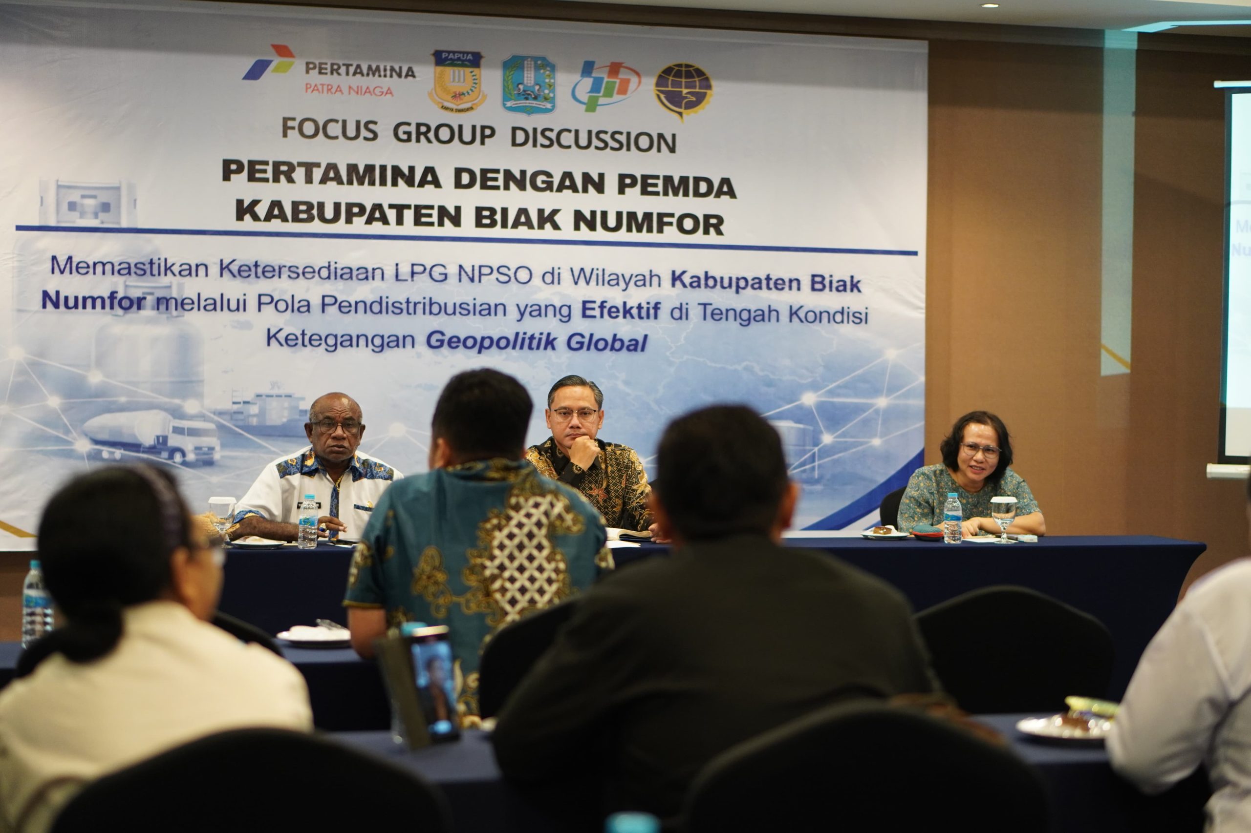 Pertamina Patra Niaga Regional Papua Maluku menggelar Focus Group Discussion (FGD) bersama Pemerintah Kabupaten Biak Numfor dan DPRK Kabupaten Biak Numfor di Swiss-Belhotel Cendrawasih Biak, Rabu (6/5/2026). - IST