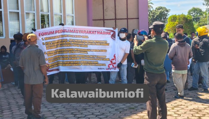 Massa Ojek Pangkalan dan Masyarakat Gelar Aksi Damai di DPRP Papua Tengah: Minta Keamanan Dijaga, Aktivitas Warga Tak Terganggu