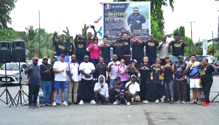 BPD HIPMI Papua Tengah Gelar Car Free Day Sambut Diklatda dan Forbisda 2026